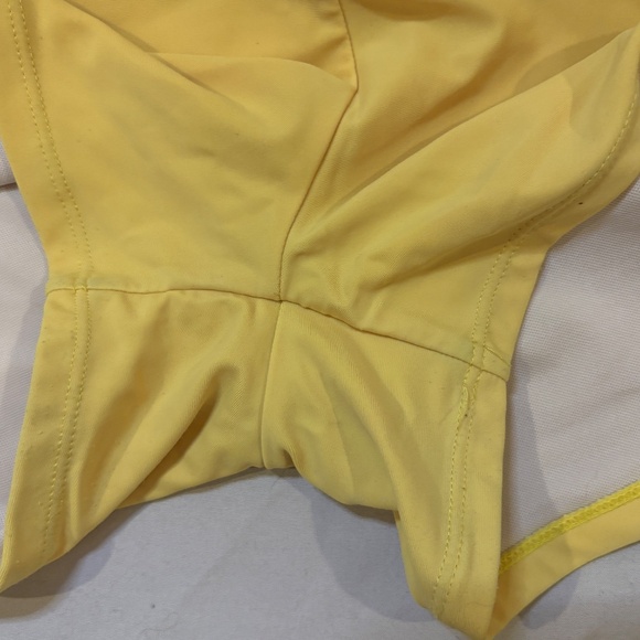 Torrid Bathing Suit Women Size 3 Two Piece Tankini Yellow Flowers Print Lace - Picture 9 of 11